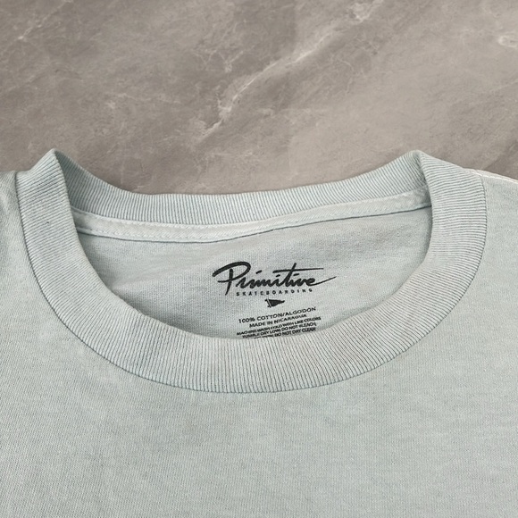 Men’s Primitive Skateboarding Hummingbird Floral Cotton Short Sleeve Shirt XL - Picture 4 of 14